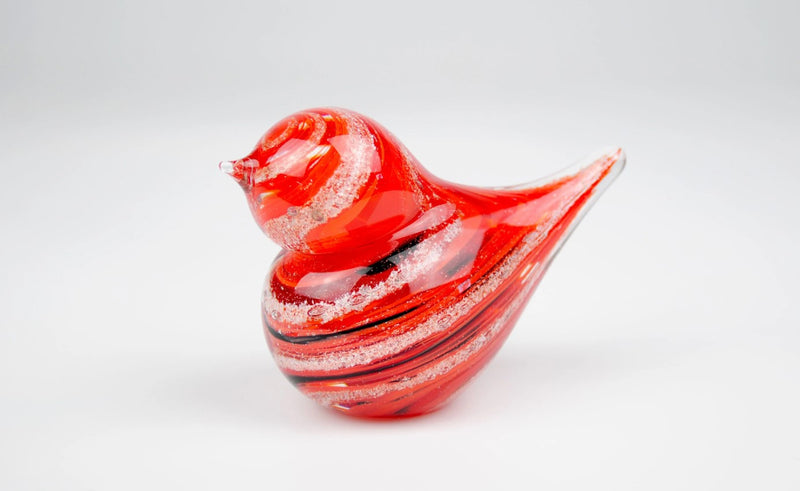 Colorful Bird with Cremation Ash