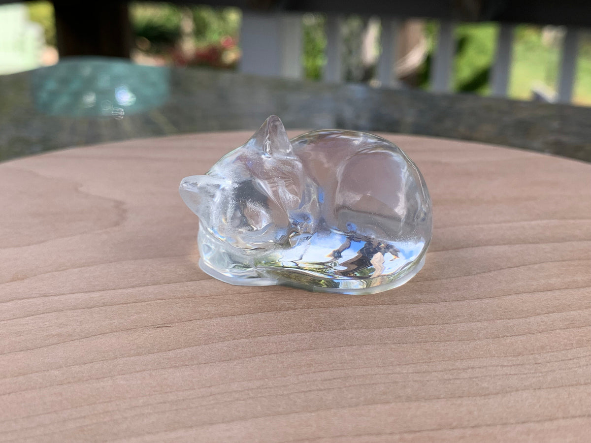 cat figurine with pet hair and fur 5